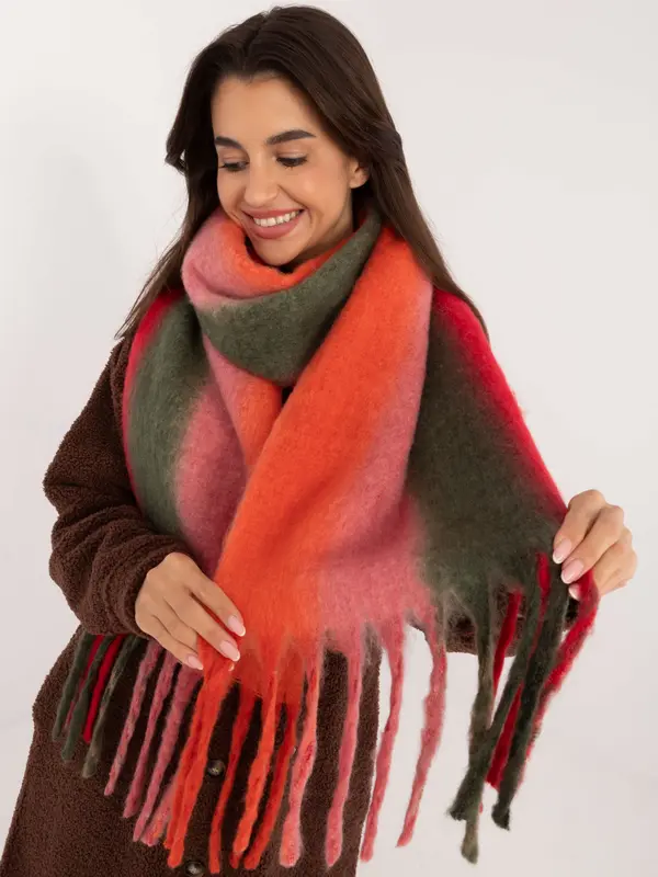 Wool Fashion Italia Scarf-AT-SZ-2320.50-red