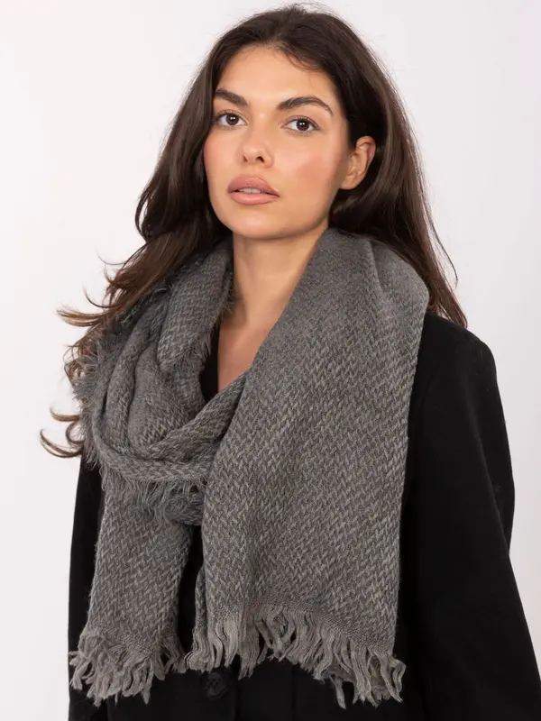 Factory Price Scarf-AT-SZ-S-8372.65-dark grey