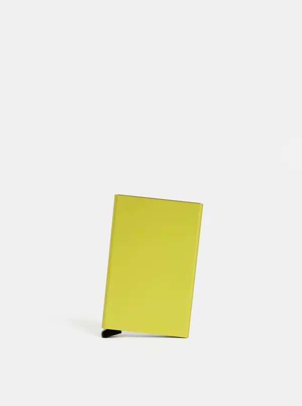 Secrid Secrid Cardprotector Yellow Aluminum Card Case