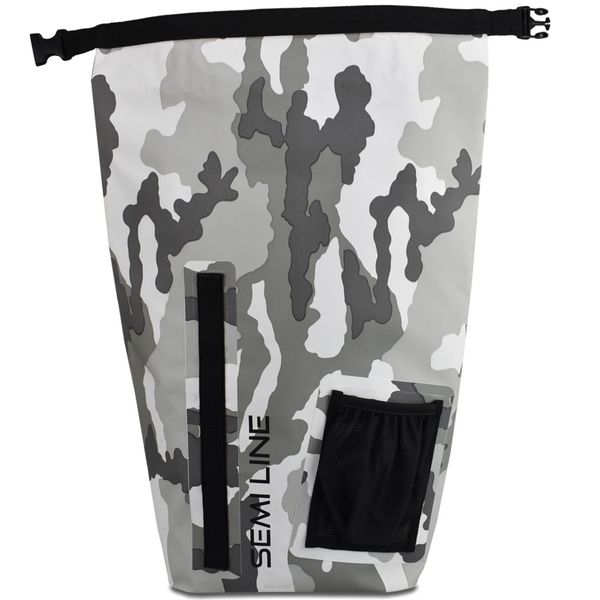 Semiline Semiline Man's Backpack A3003-1 Grey Camo