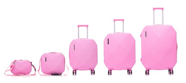 Semiline Semiline Unisex's 5-in-1 ABS Suitcases Set+Toiletry Bag T5822-0