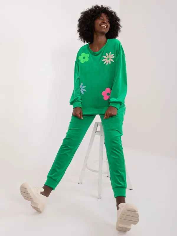 Italy Moda Set-DHJ-KMPL-8655.05-green