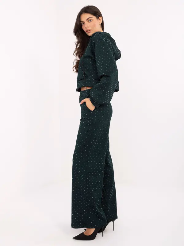 RUE PARIS Set-IT-KMPL-21709.18-dark green