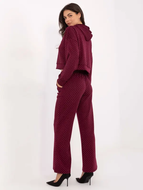 RUE PARIS Set-IT-KMPL-21719.86-burgundy