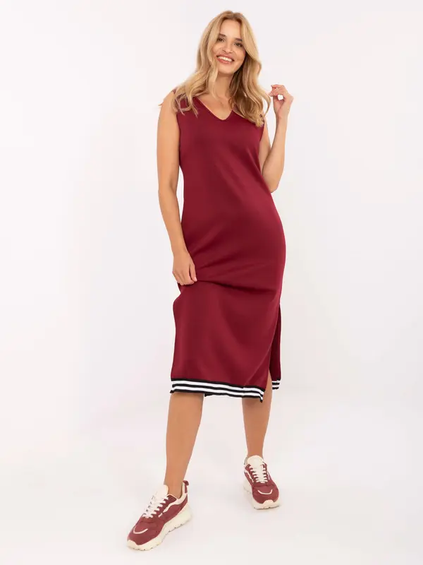 RUE PARIS Set-IT-KMPL-9719.64-burgundy