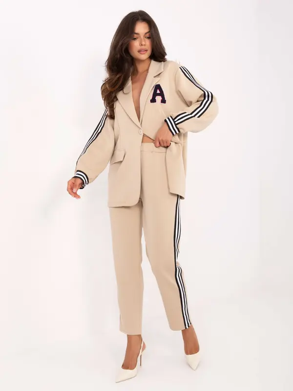 RUE PARIS Set-IT-KMPL-9721.15-beige