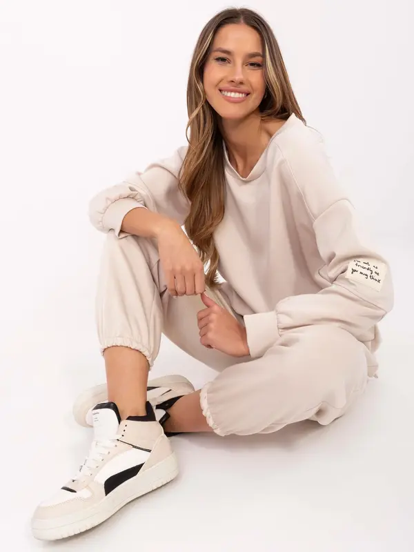 Italy Moda Set-MI-KMPL-M5879.86-beige