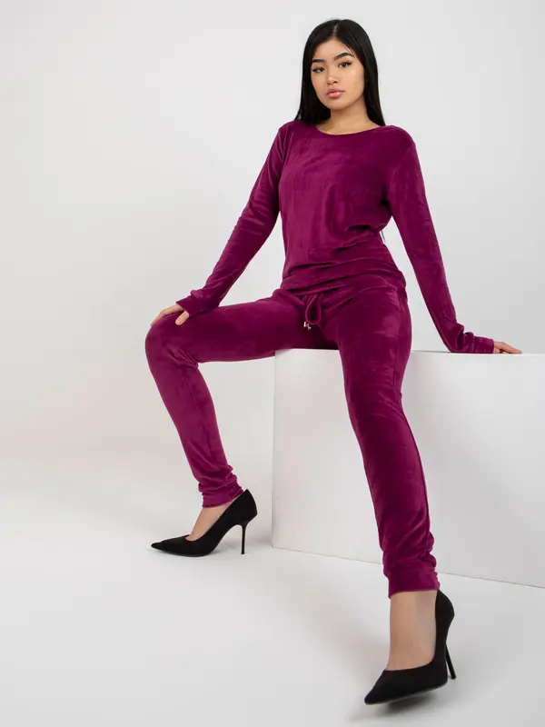 RUE PARIS Set-RV-KMPL-6083.05-purple