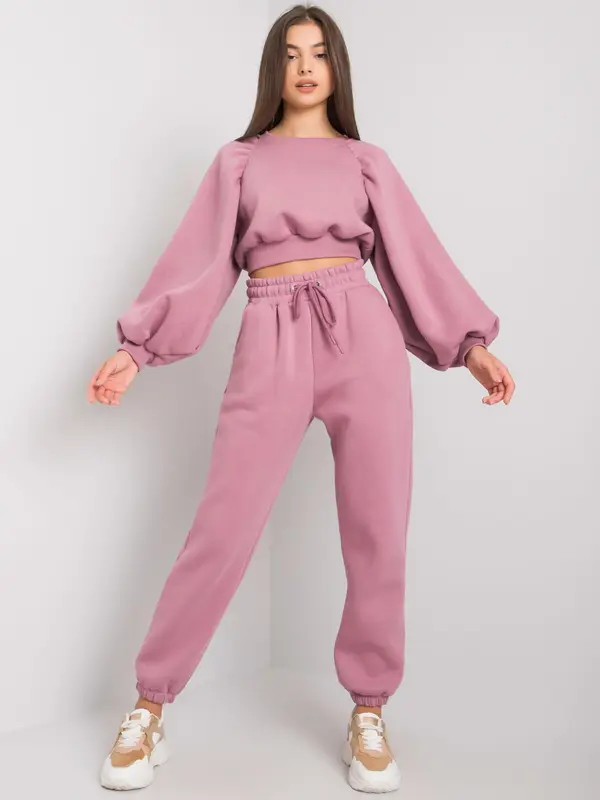 RUE PARIS Set-RV-KMPL-7010.10-dark pink