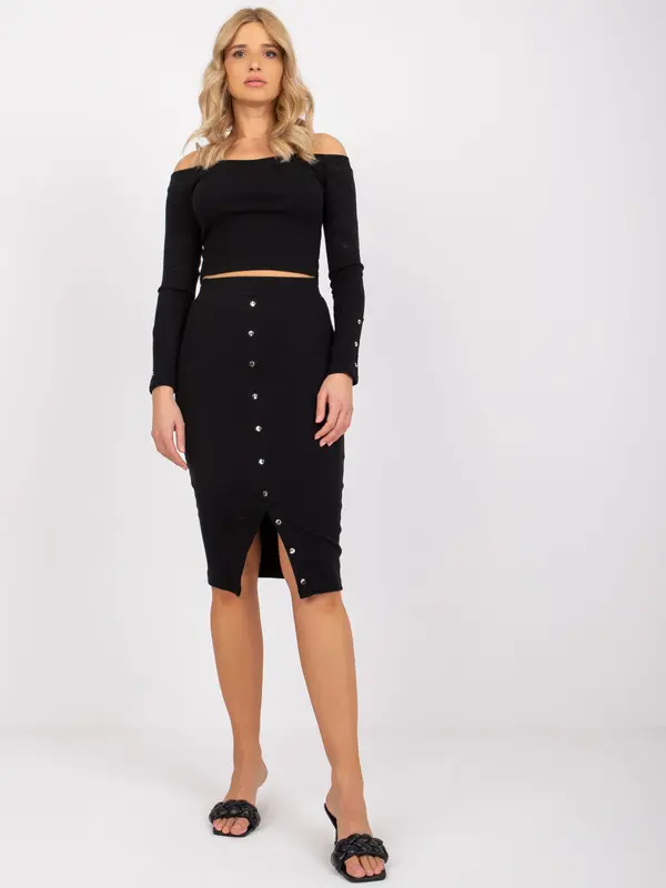 RUE PARIS Set-RV-KMPL-7524.34-black
