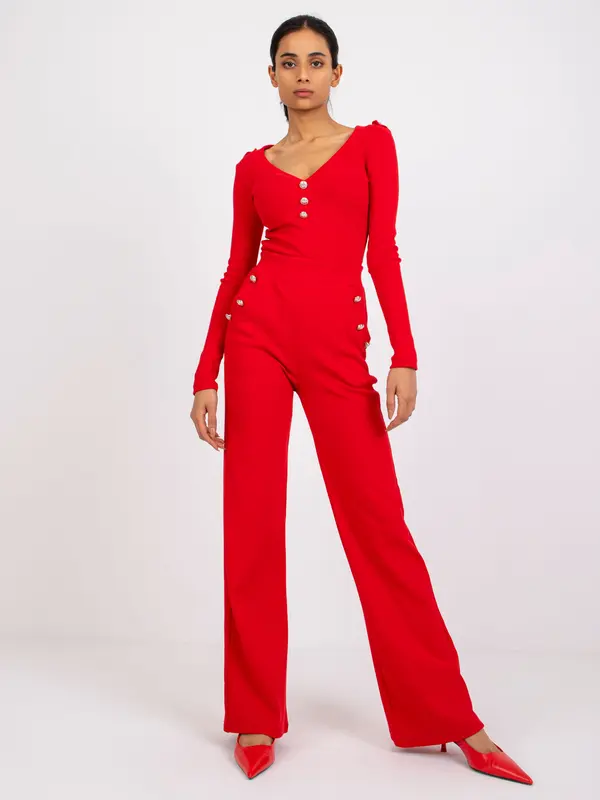 RUE PARIS Set-RV-KMPL-7539.32X-red