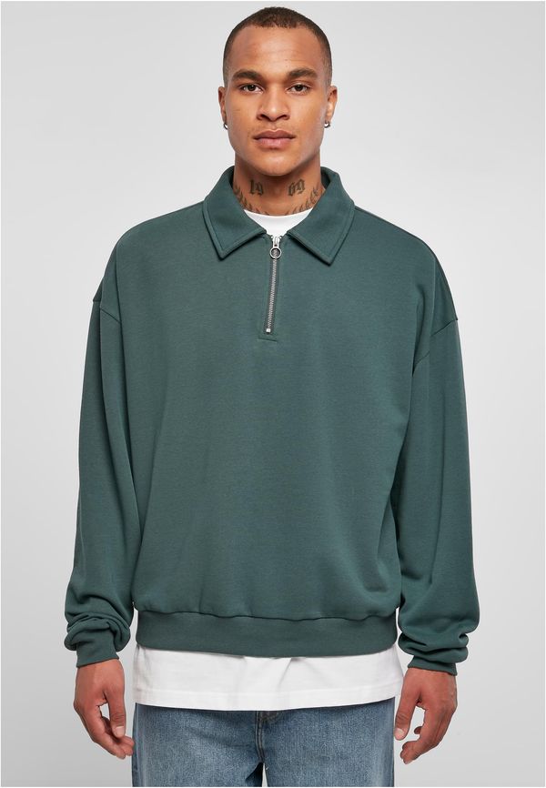 UC Men Shirt Collar Crew bottlegreen