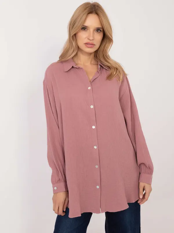Sublevel Shirt-D70032M11066D4-dark pink