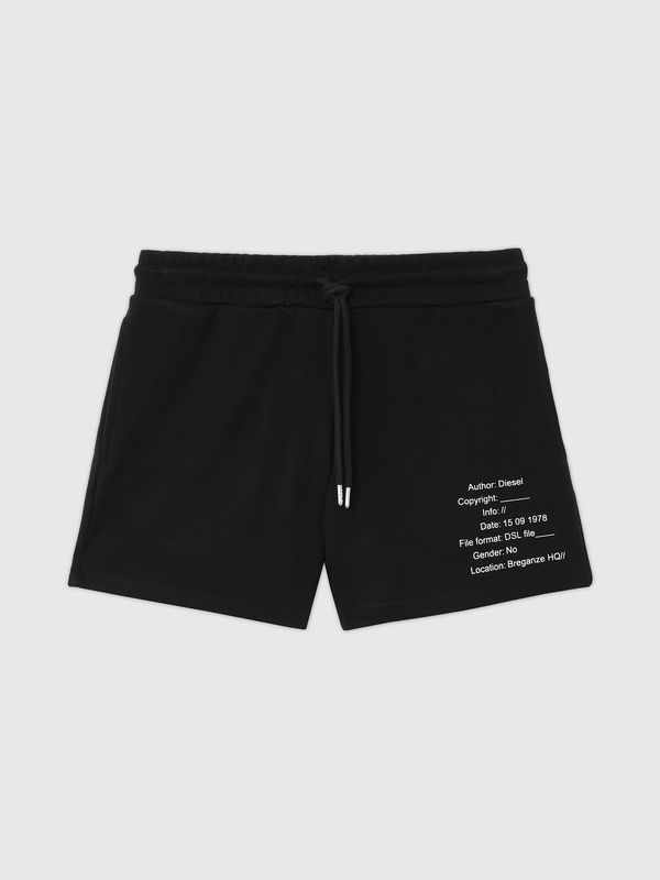 Diesel Shorts - Diesel UFLBSKYRT SHORTS black