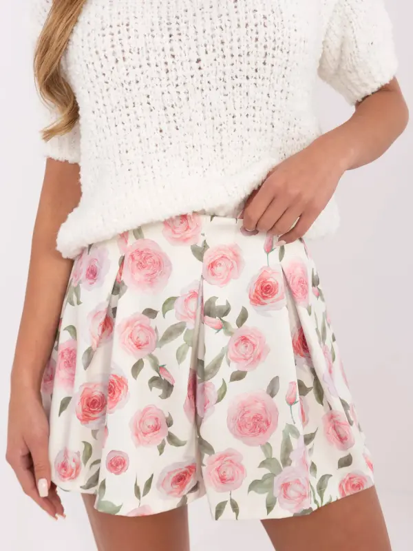 Italy Moda Shorts-MI-SN-2718041-2.64-ecru