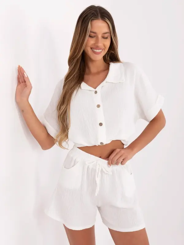 Italy Moda Shorts-MO-SN-9717.95-white