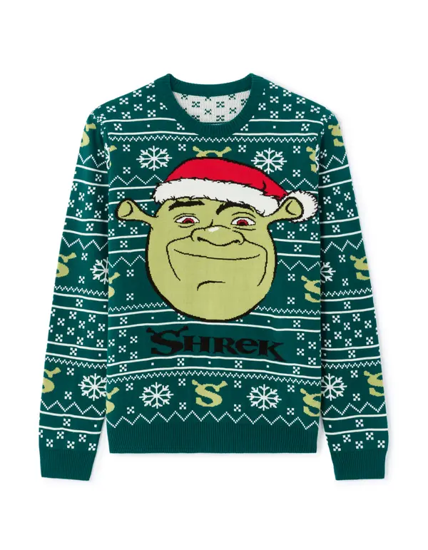 Celio Shrek božićni džemper za muškarce