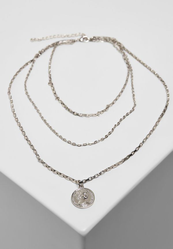 Urban Classics Accessoires Silver necklace with layering amulets