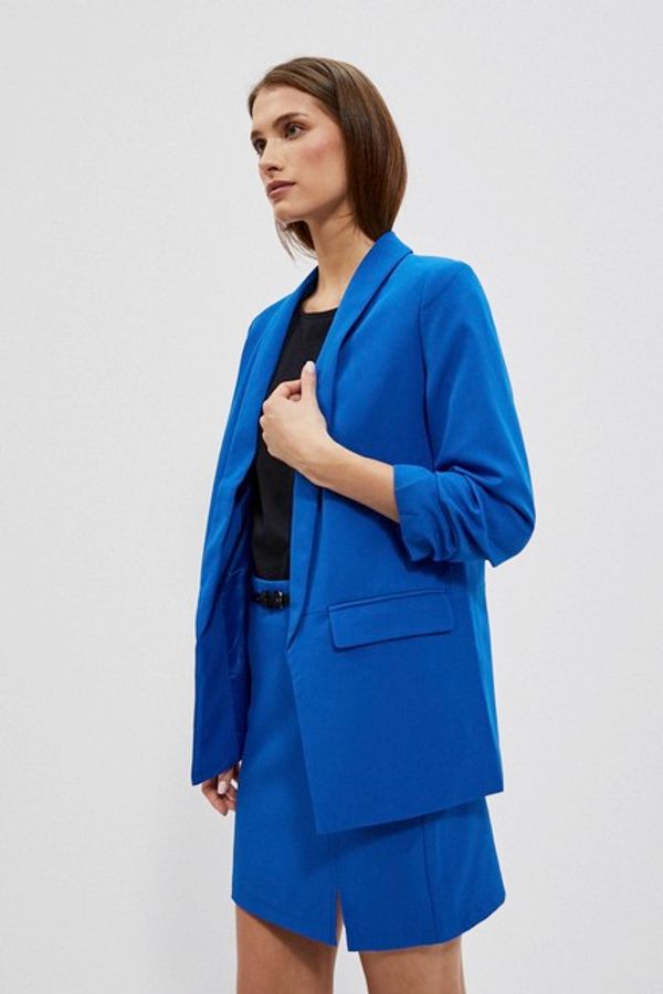 Moodo Single-breasted plain jacket