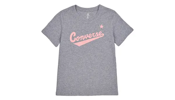 Converse Siva majica kratkih rukava Converse Center Front Nova