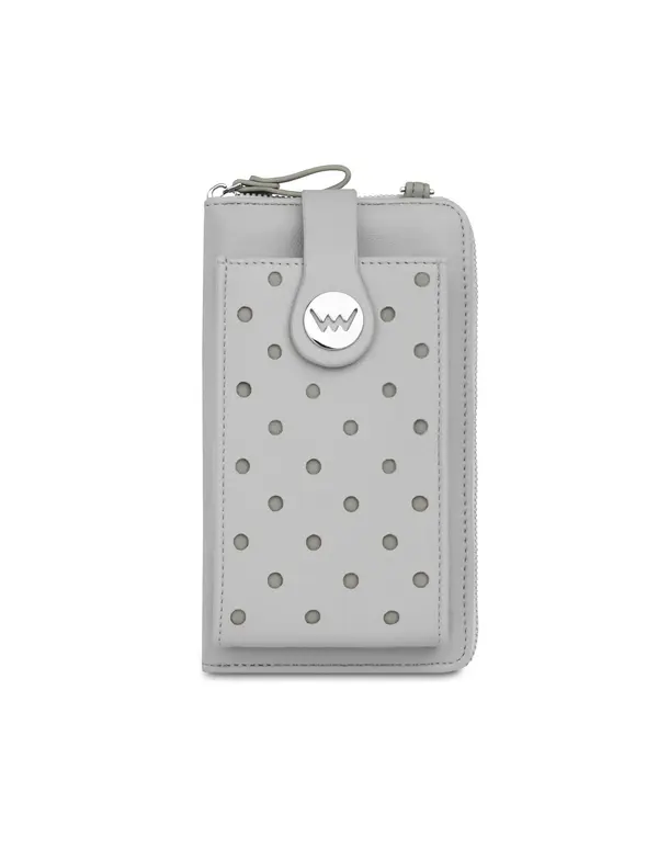 VUCH Sivi crossbody novčanik s točkicama