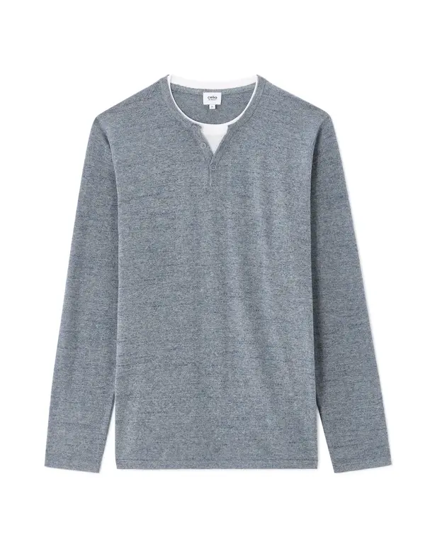 Celio Sivi džemper Celio Gelano