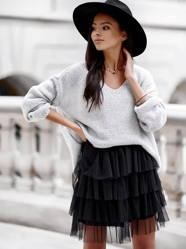 Och Bella Skirt black Och Bella cjok0295. R21