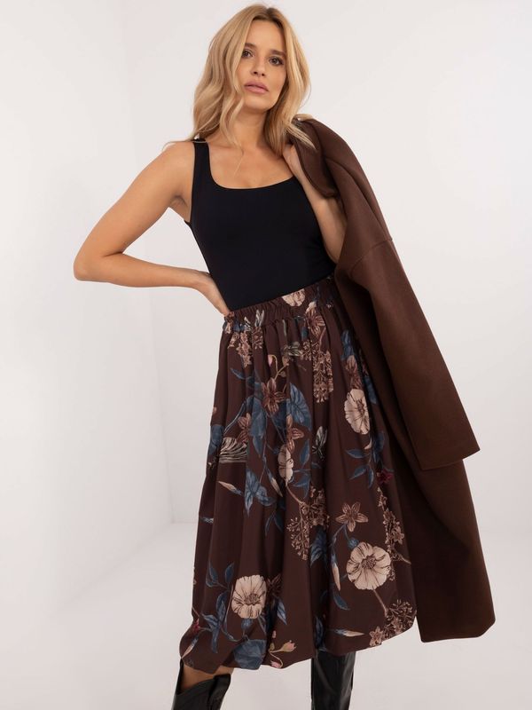 Italy Moda Skirt-DHJ-SD-19863-3.59-brown