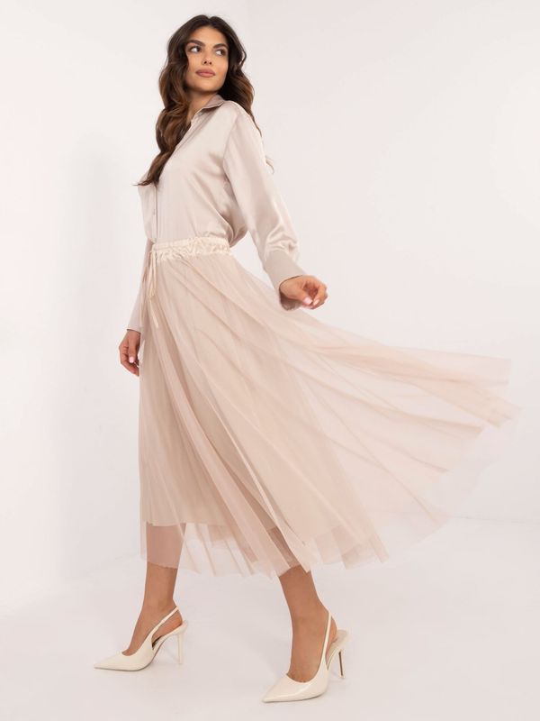 Italy Moda Skirt-DHJ-SD-19981.03-beige