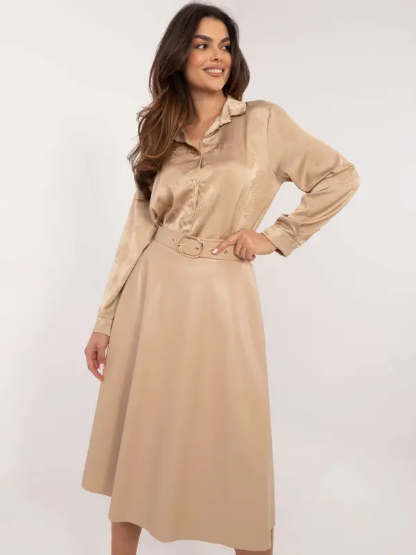 Italy Moda Skirt-DHJ-SD-A1997.76-beige
