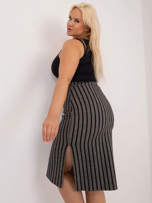 LAKERTA Skirt-LK-SD-509514-1.43-grey-black