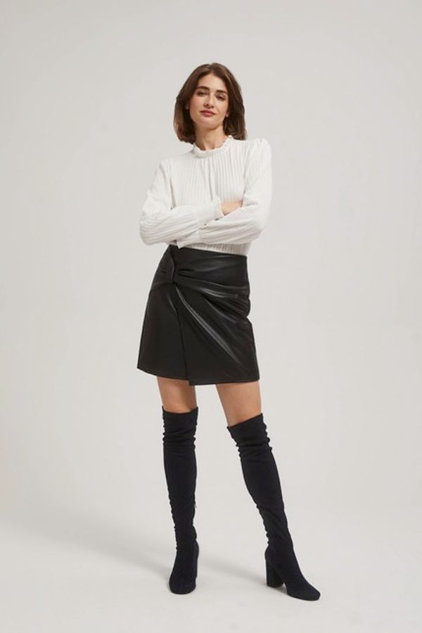 Moodo Skirt made of imitation leather