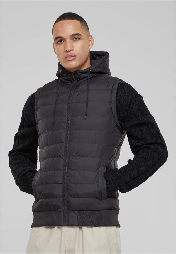 UC Men Small bubble hood vest blk/blk