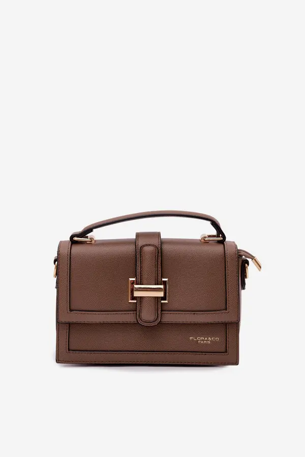 FLORA & CO Smeđa torba preko ramena Flora&amp;Co