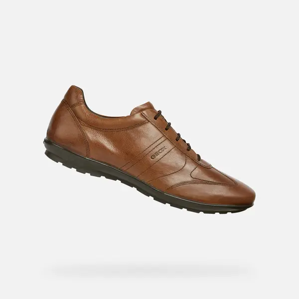 GEOX Smeđe muške cipele Geox Uomo Symbol