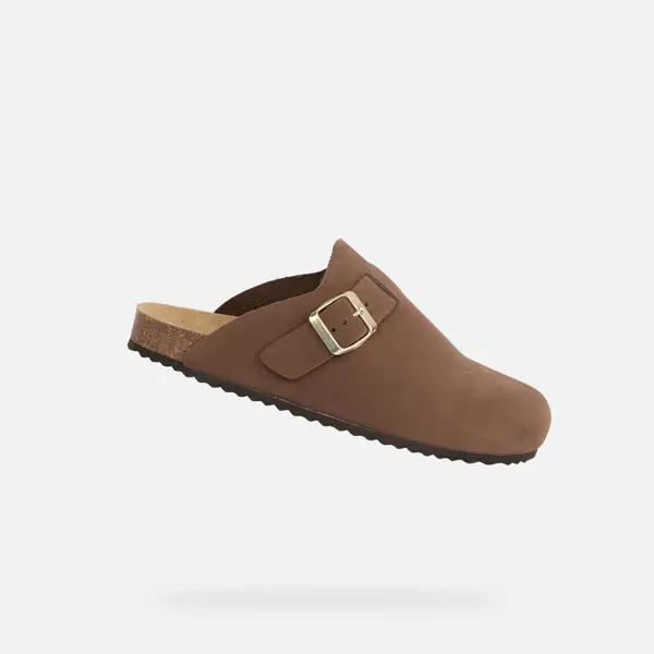 GEOX Smeđe ženske sandale Geox Brionia