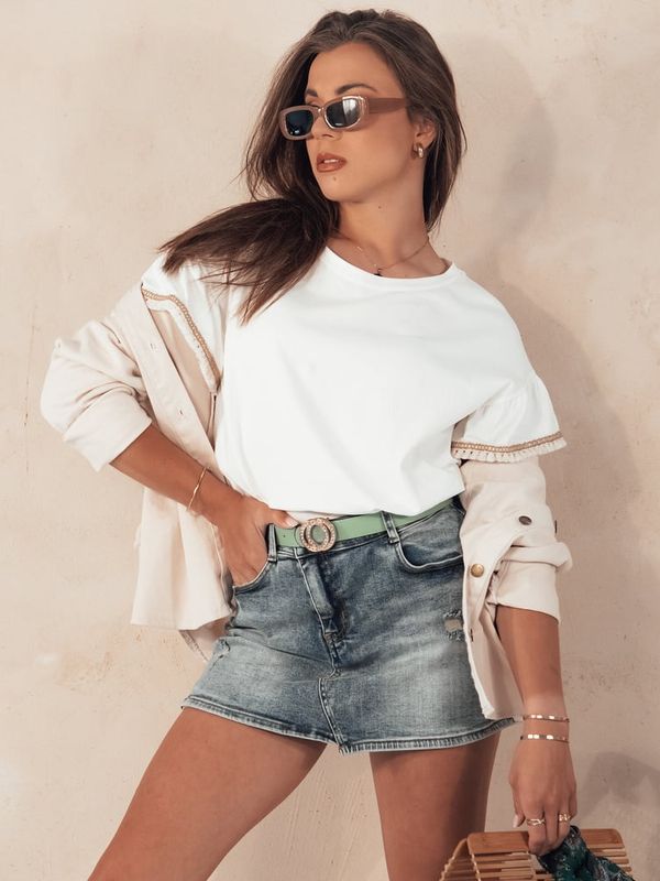 DStreet Spodenki damskie jeansowe FASHIONFIT niebieskie Dstreet