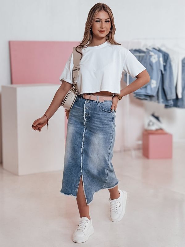 DStreet Spódnica damska jeansowa midi VINTAGO Dstreet