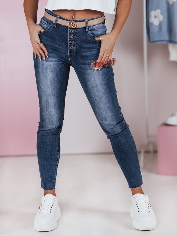 DStreet Spodnie damskie slim fit jeansowe SKYFINE Dstreet