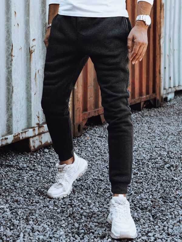 DStreet Spodnie męskie ciemnoszare Dstreet