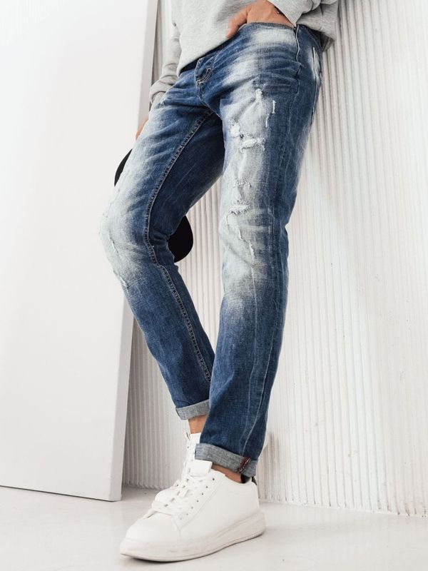 DStreet Spodnie męskie granatowe Dstreet