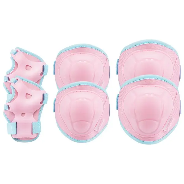 Spokey Spokey BUFFER 3-piece set of children's protectors, pink, door. With