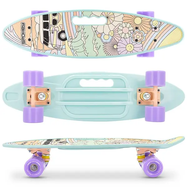 Spokey Spokey GROOVY Pennyboard with handle, 56 cm