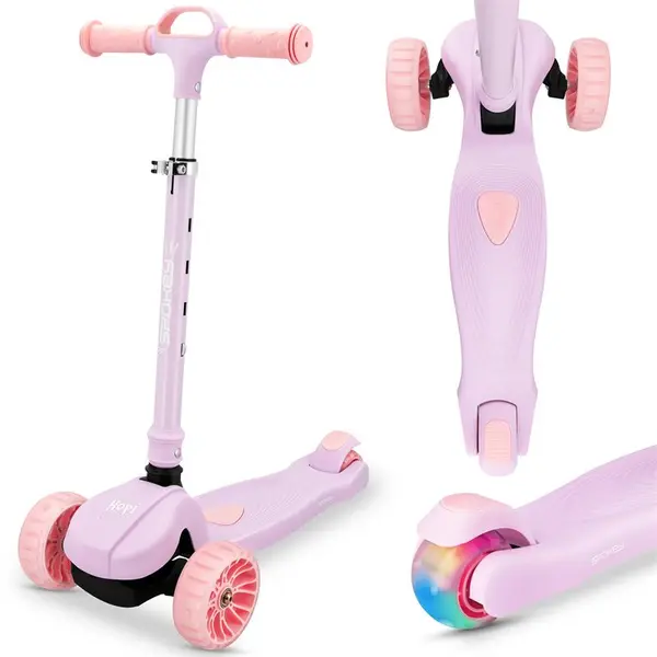 Spokey Spokey HOPI Folding children's tricycle with light collars, pink