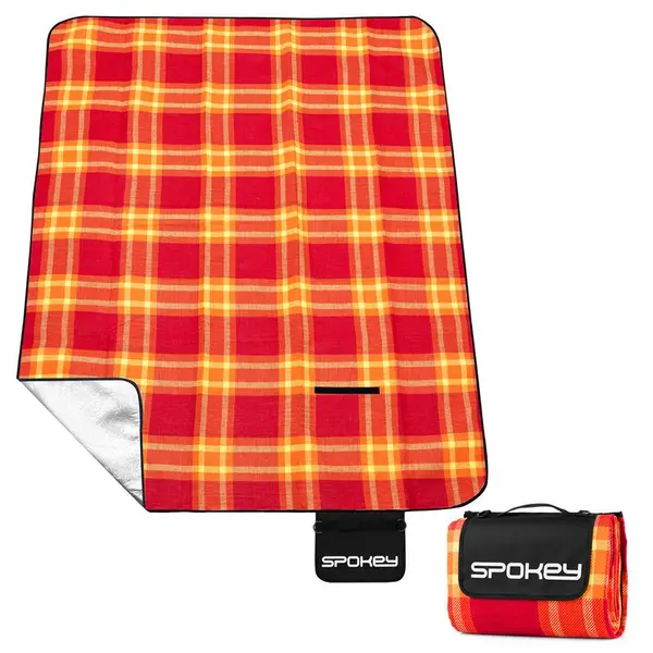 Spokey Spokey PICNIC SUNSET Picnic blanket with strap, 180x210 cm