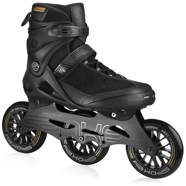 Spokey Spokey SHIFFTY PRE Leather coliesky korčule ABEC 11 čierne
