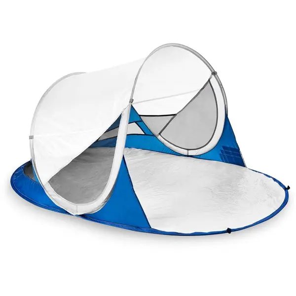 Spokey Spokey STRATUS Self-folding outdoor screen, UV 40, 195x100x85 cm - bielo-blue