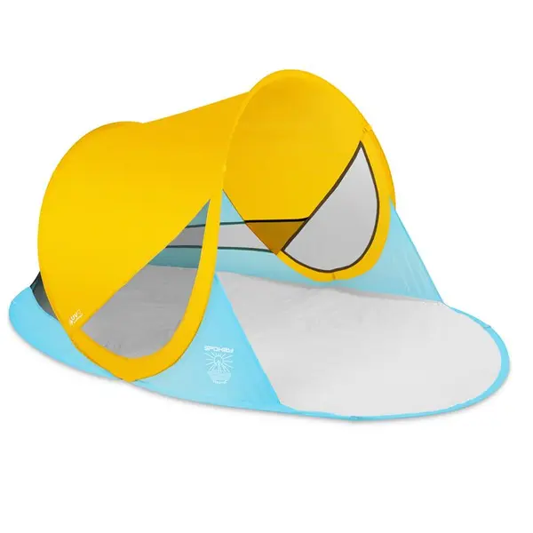 Spokey Spokey STRATUS Self-hanging beach tent, UV 40, 190 x 120 x 90 cm, yellow