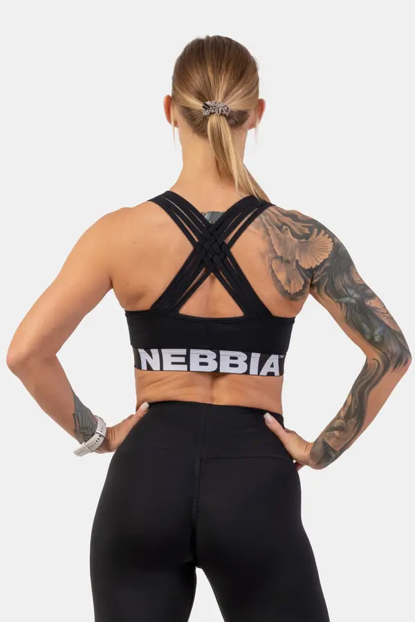 NEBBIA Sportski grudnjak s prekriženim leđima Nebbia