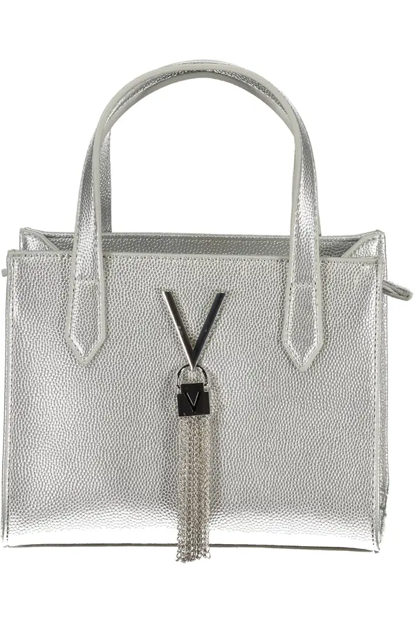 Valentino Bags Srebrna torbica s lancem